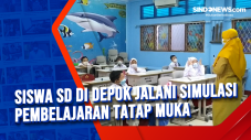 Siswa SD di Depok Jalani...