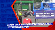 Aturan Ganjil Genap...