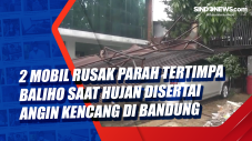 2 Mobil Rusak Parah...