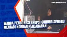 Warga Pengungsi Erupsi...