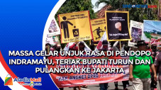 Massa Gelar Unjuk Rasa...