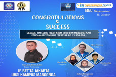 Mahasiswa UBSI Raih...