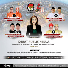 Debat Publik Kedua Pilwalkot...
