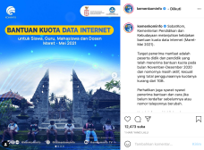 Bantuan Kuota Data Internet,...