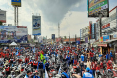 Aksi Buruh Kabupaten...
