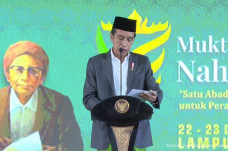 Di Muktamar NU, Jokowi...