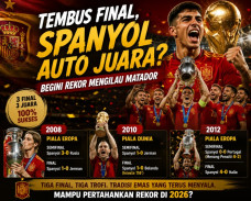 Tembus Final, Spanyol...