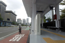 Halte Sementara Transjakarta...
