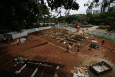 Melihat Proyek pembangunan...