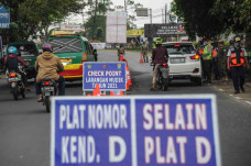 Penyekatan Pemudik Saat...