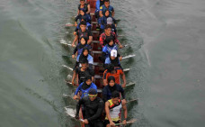 Persiapan Tim Dayung...