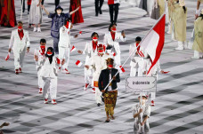 Defile Peserta Olimpiade...