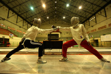Latihan Atlet Anggar...