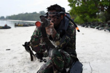 Aksi Prajurit Korps...