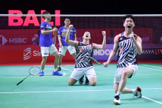 Potret Kemenangan Marcus/Kevin...