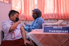 Potret Tak Gentar Siswa...