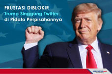 Frustasi Diblokir, Trump...