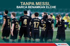 Tanpa Messi, Barcelona...