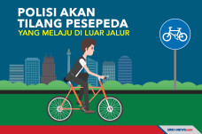 Polisi Akan Tilang Pesepeda...