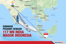 Menggunakan Pesawat...