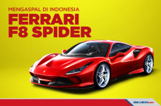 Ferrari F8 Spider Mengaspal...