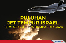 Puluhan Jet tempur Israel...