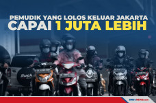 Pemudik yang Lolos Keluar...