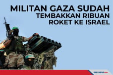 Militan Gaza Sudah Tembakkan...