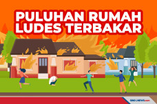 Api Membakar Puluhan...