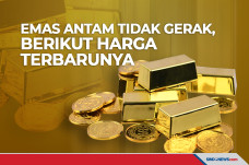 Emas Antam Tidak Bergerak,...