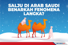 Salju Turun di Arab...