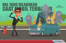 Mobil Tiba-tiba Terbakar...