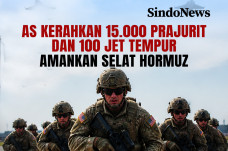 AS Kerahkan 15.000 Prajurit...