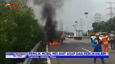 Satu Unit Mobil Terbakar...