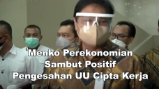 Menko Perekonomian Sambut...