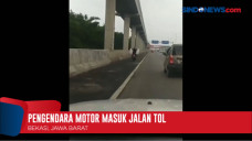 Pengendara Motor Masuk...