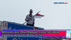 Berulah Lagi, Pria Panjat...