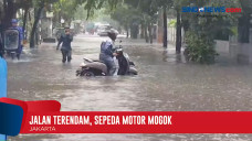 Hujan Deras Guyur Jakarta,...