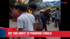 Bus Pariwisata Terbalik...