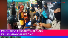 Pelanggar PSBB di Tangerang...