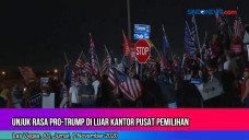 Unjuk Rasa Pro-Donald...
