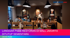 Langgar PSBB Restoran...
