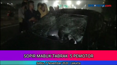 Sopir Mabuk Tabrak 5...