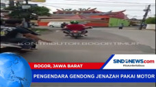 Bawa Jenazah Pakai Motor