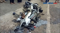 Laka Beruntun Truk vs...