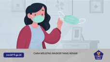 Ini Cara Melepas Masker...