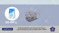 Cara Mencuci Masker...