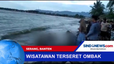 Wisatawan Terseret Ombak