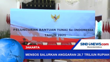 Mensos Salurkan Anggaran...