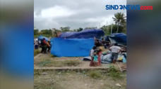 Tenda Pengungsi Gempa...